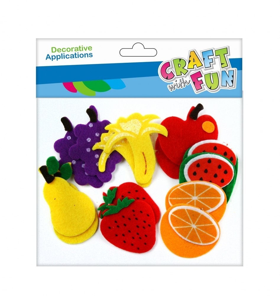 FELTRO DECORATIVO AUTOADESIVO FRUTTA CRAFT CON DIVERTIMENTO 463738